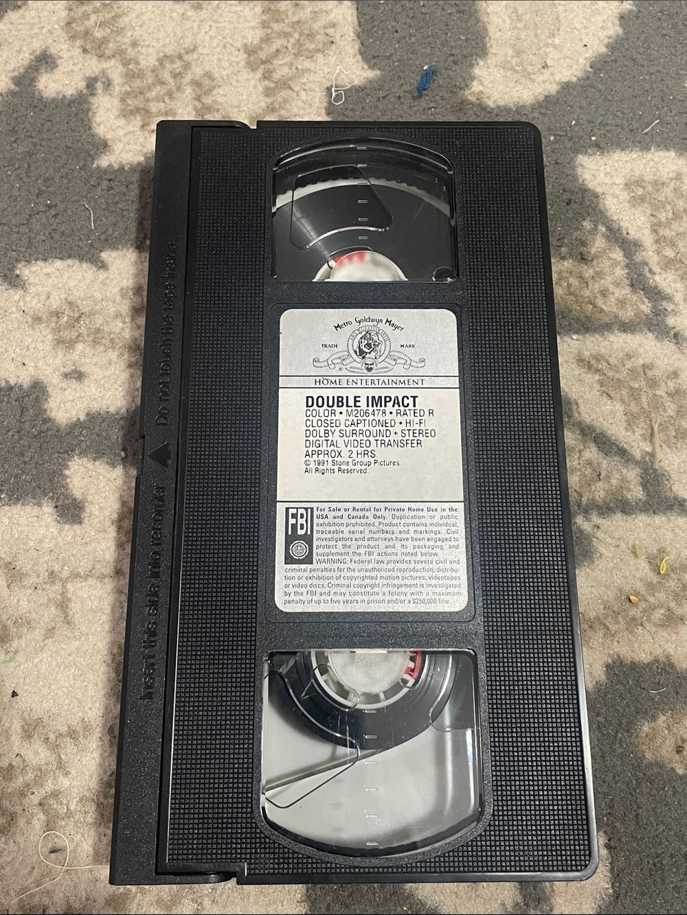Double Impact VHS
